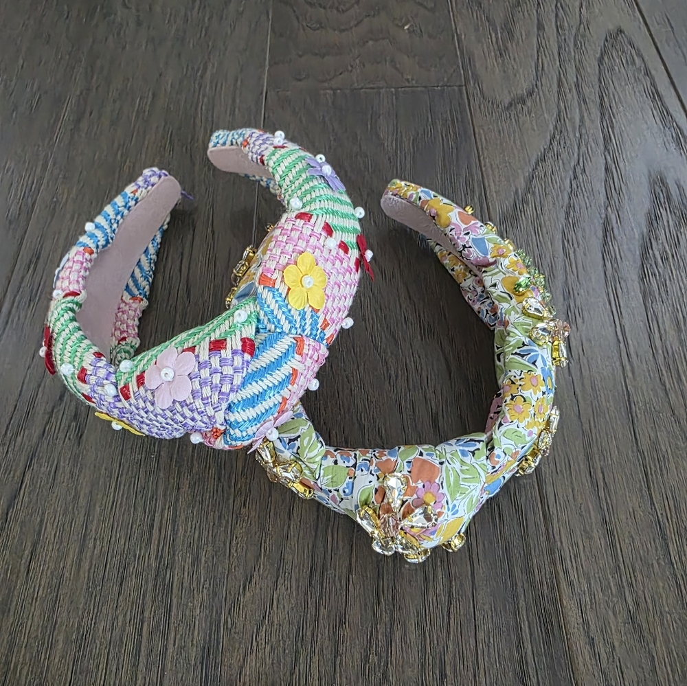 Boutique Handmade KNOTTED HEADBAND Bundle Of 2 Brand New